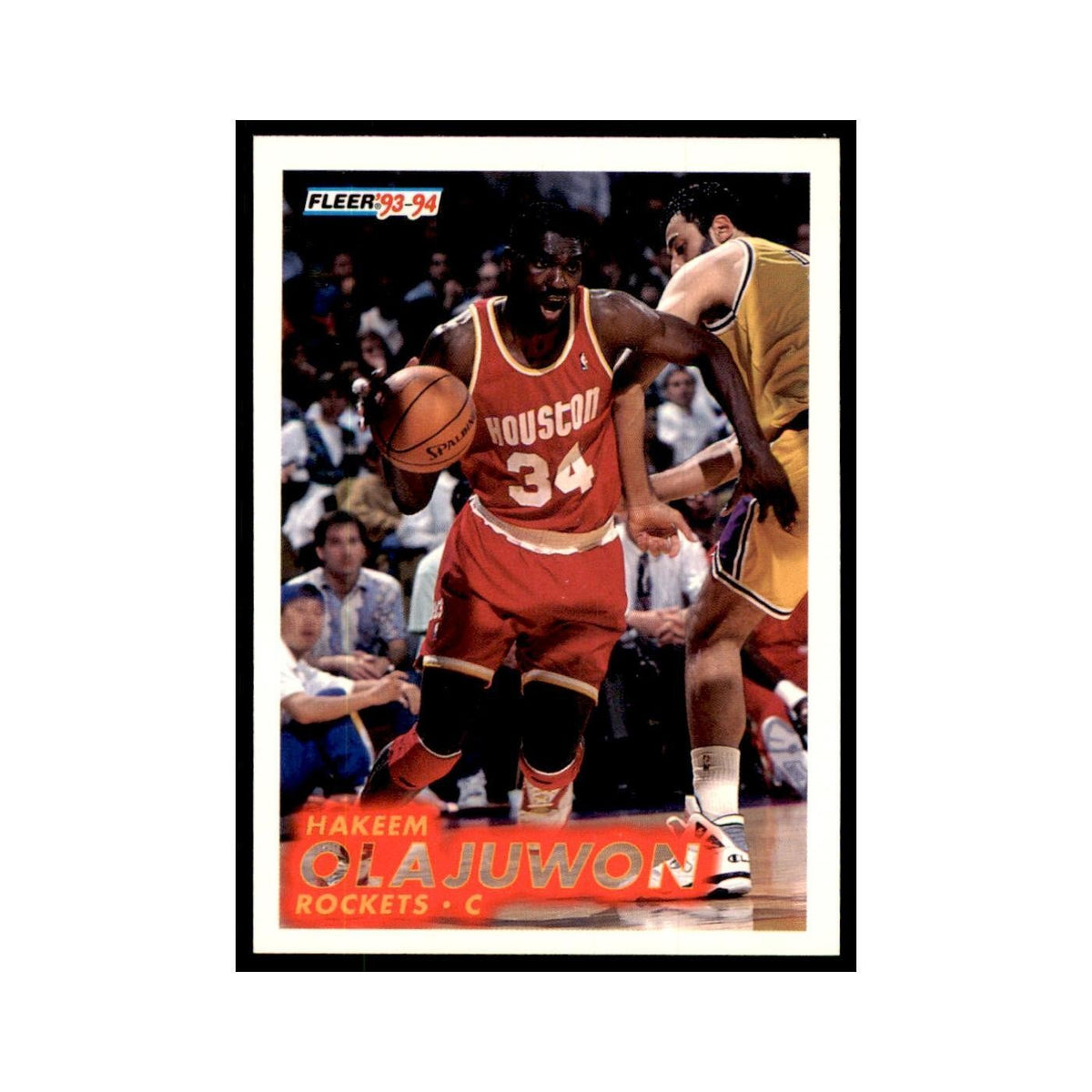 1993 Fleer Hakeem Olajuwon Basketball Cards #79