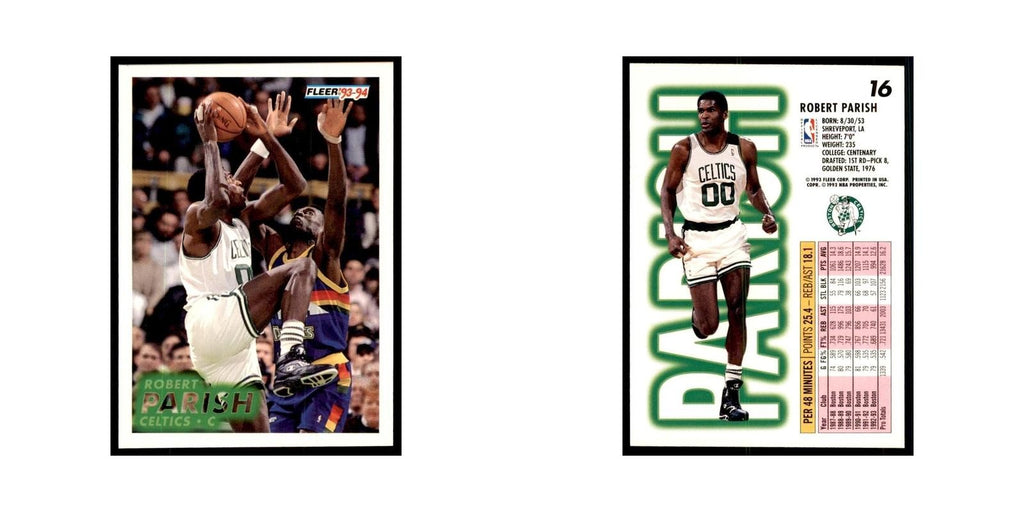1993 Fleer Robert Parish Basketball Cards #16