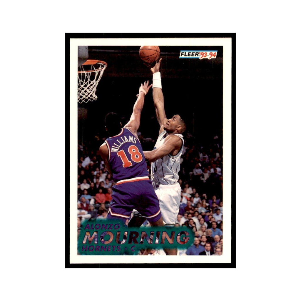 1993 Fleer Alonzo Mourning Basketball Cards #22