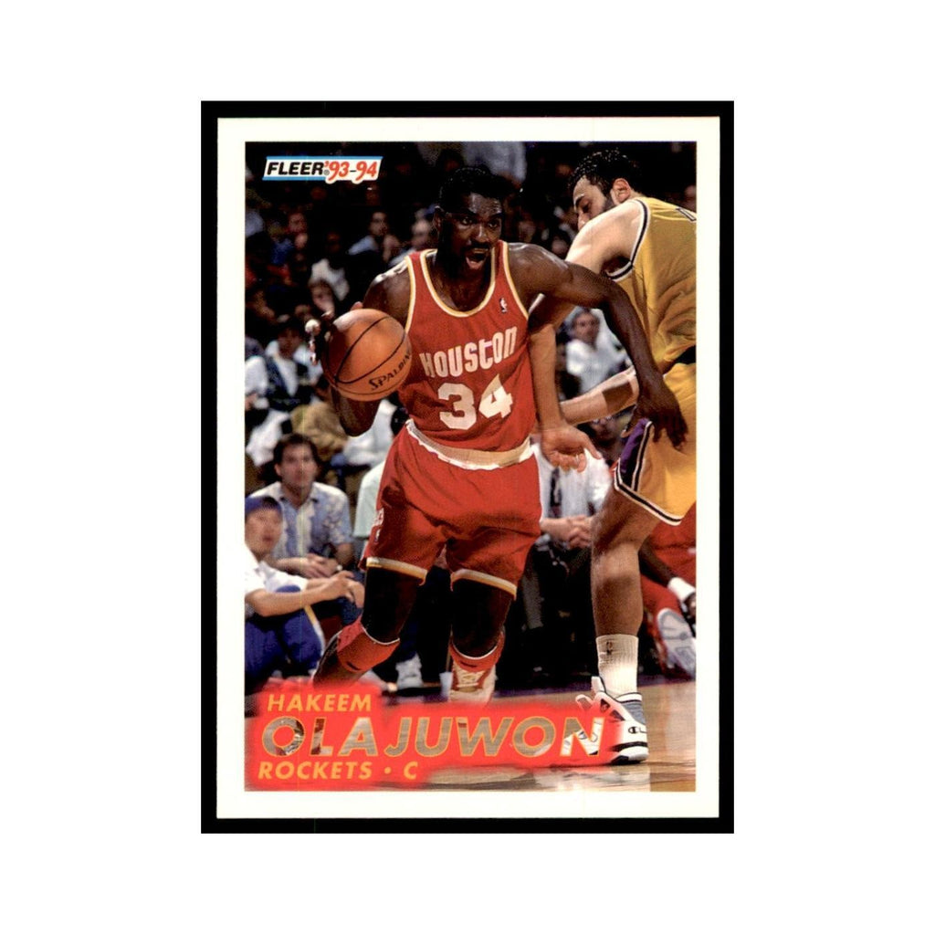 1993 Fleer Hakeem Olajuwon Basketball Cards #79