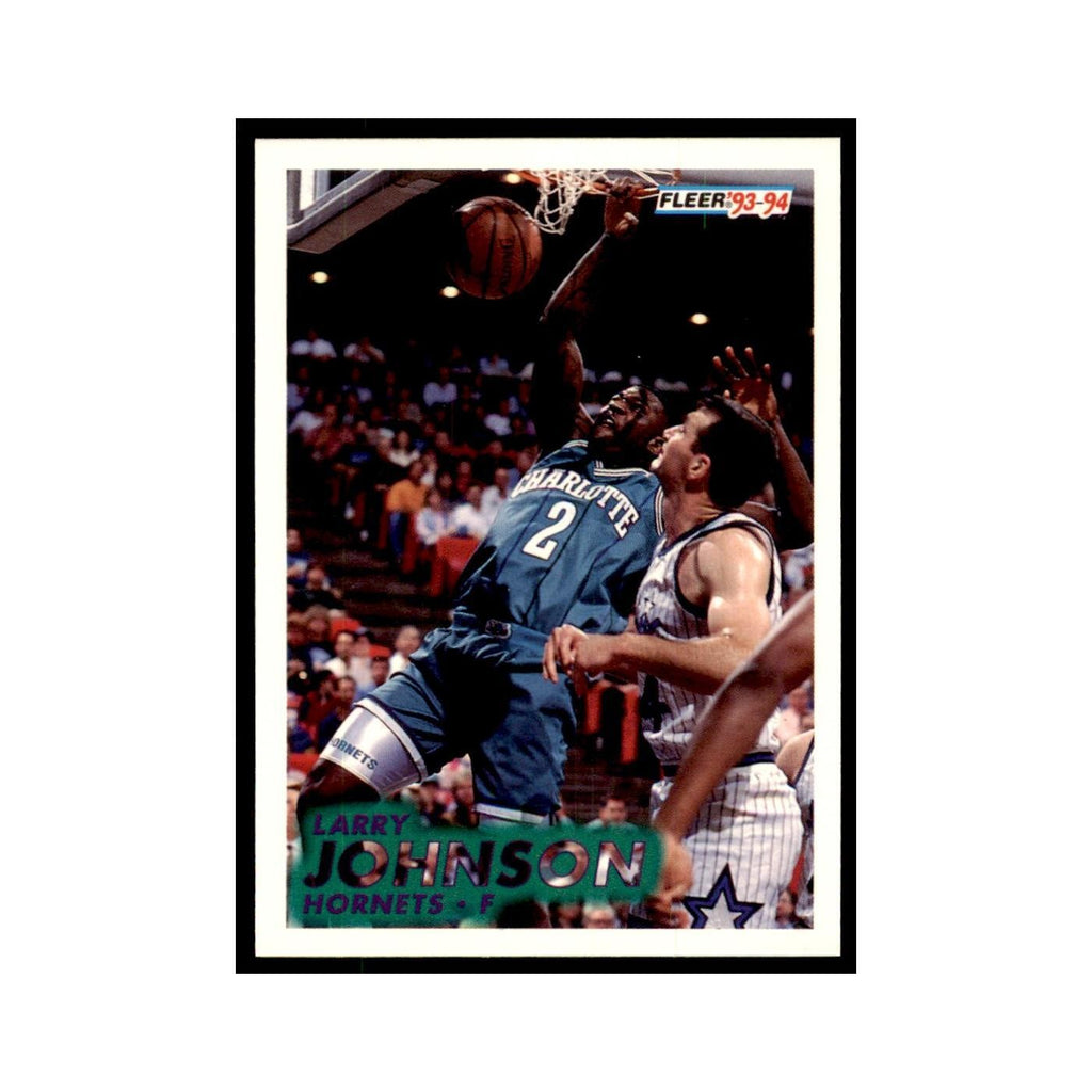 1993 Fleer Larry Johnson Basketball Cards #21