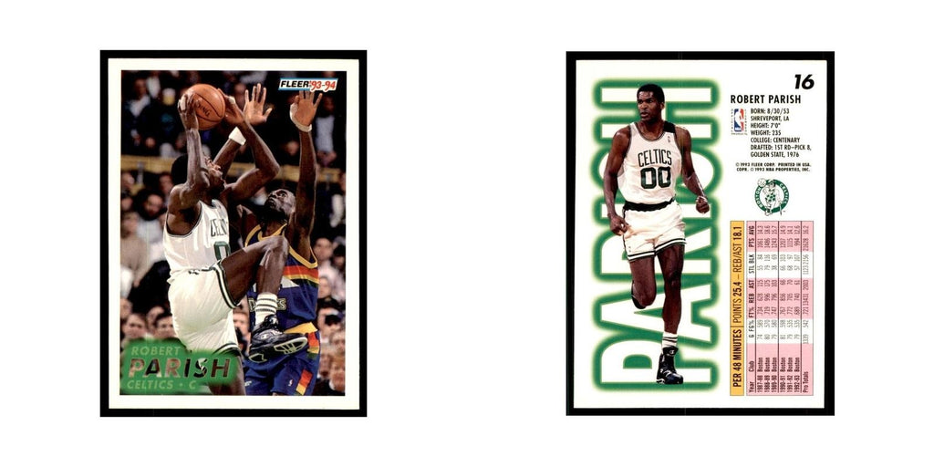1993 Fleer Robert Parish Basketball Cards #16