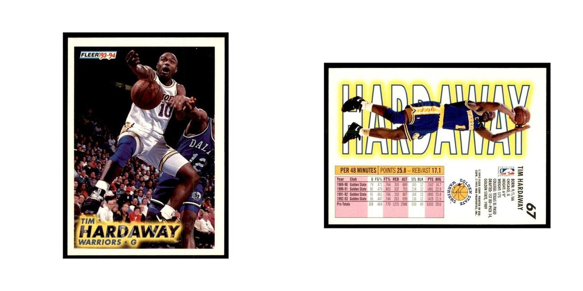 1993 Fleer Tim Hardaway Basketball Cards #67