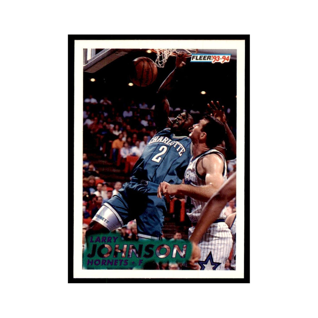 1993 Fleer Larry Johnson Basketball Cards #21