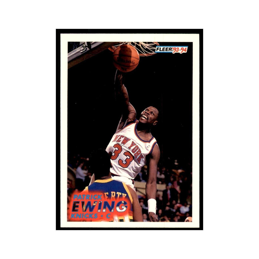 1993 Fleer Patrick Ewing Basketball Cards #141