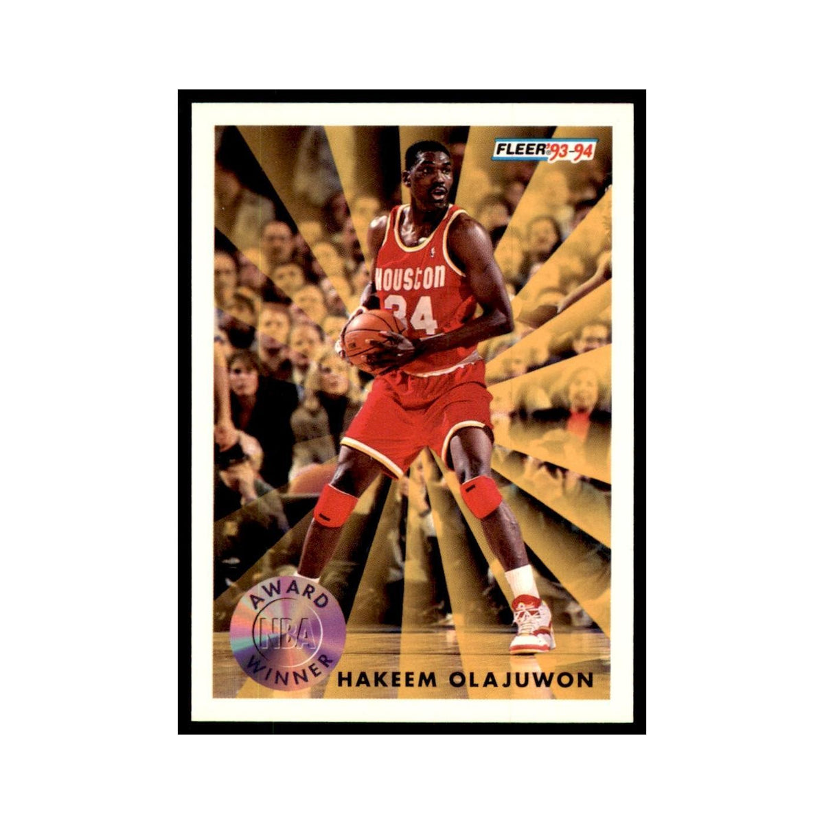 1993 Fleer Hakeem Olajuwon Basketball Cards #230