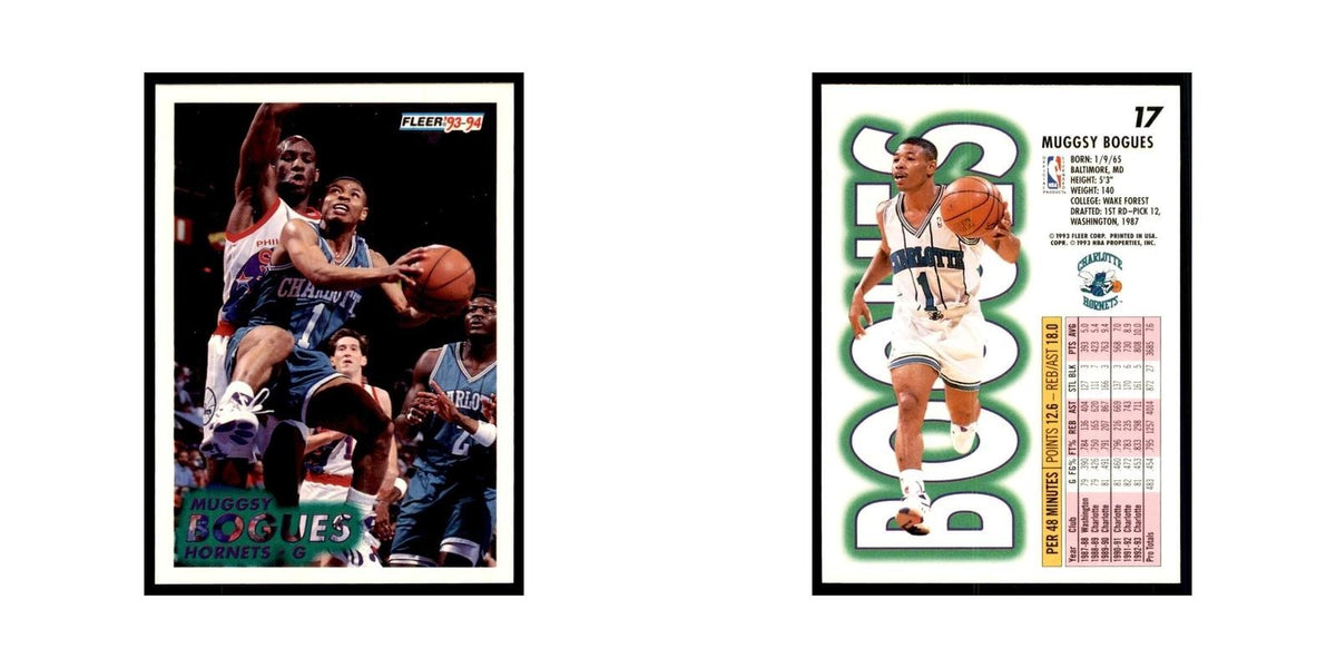 1993 Fleer Muggsy Bogues Basketball Cards #17