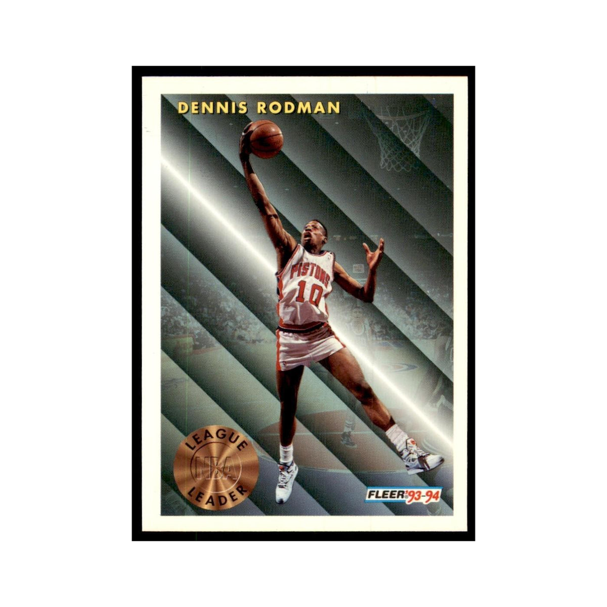 1993 Fleer Dennis Rodman Basketball Cards #227