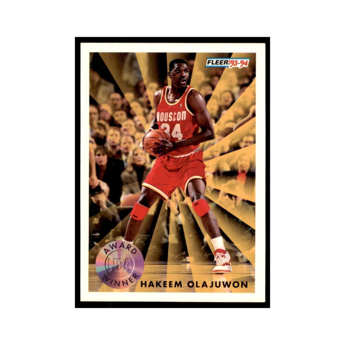 1993 Fleer Hakeem Olajuwon Basketball Cards #230