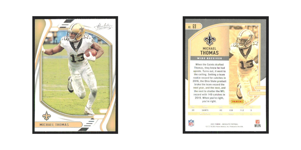 2021 Panini Absolute Michael Thomas Saints #69