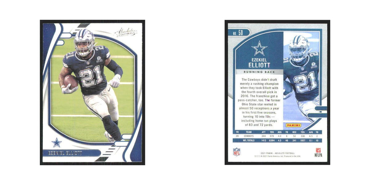 2021 Panini Absolute Ezekiel Elliott Cowboys #50