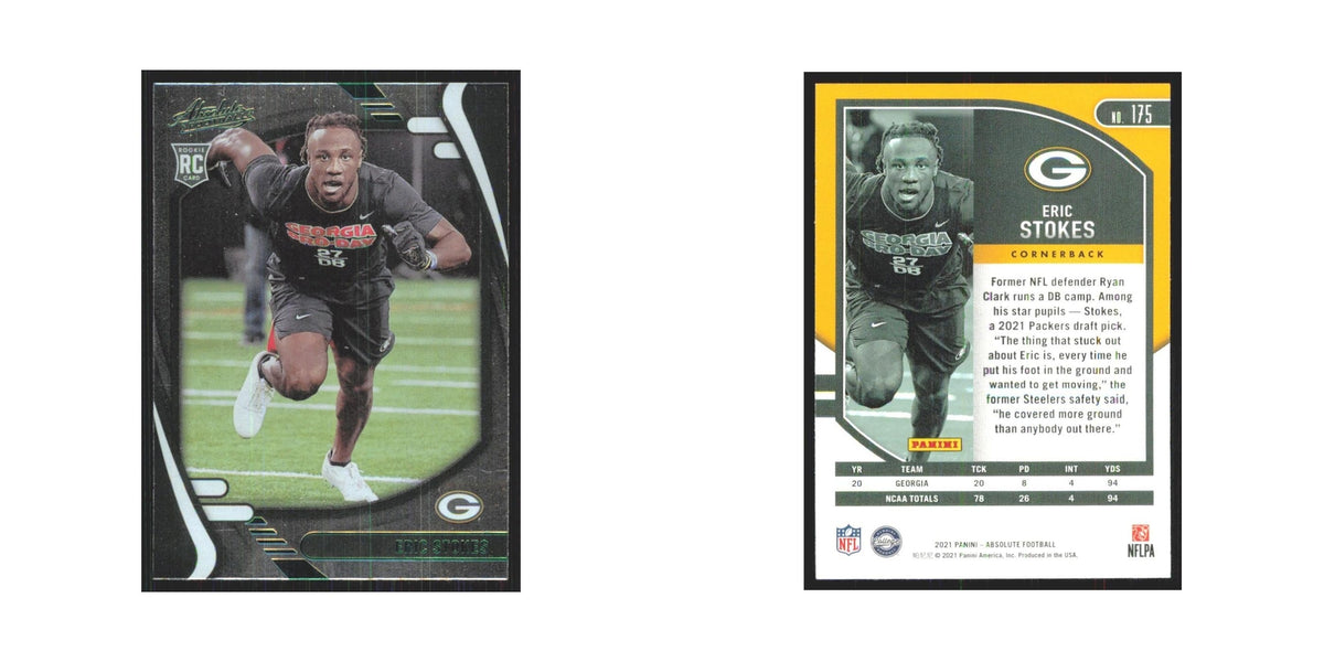 2021 Panini Absolute Green Variation Eric Stokes Packers #175
