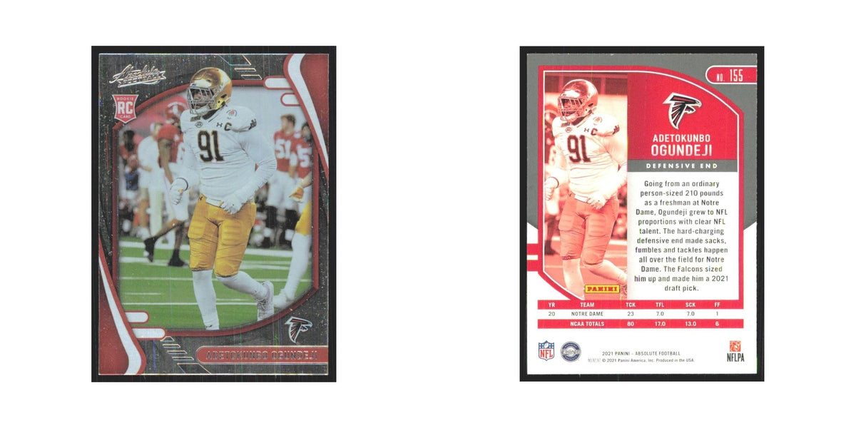 2021 Panini Absolute Adetokunbo Ogundeji RC Falcons #155