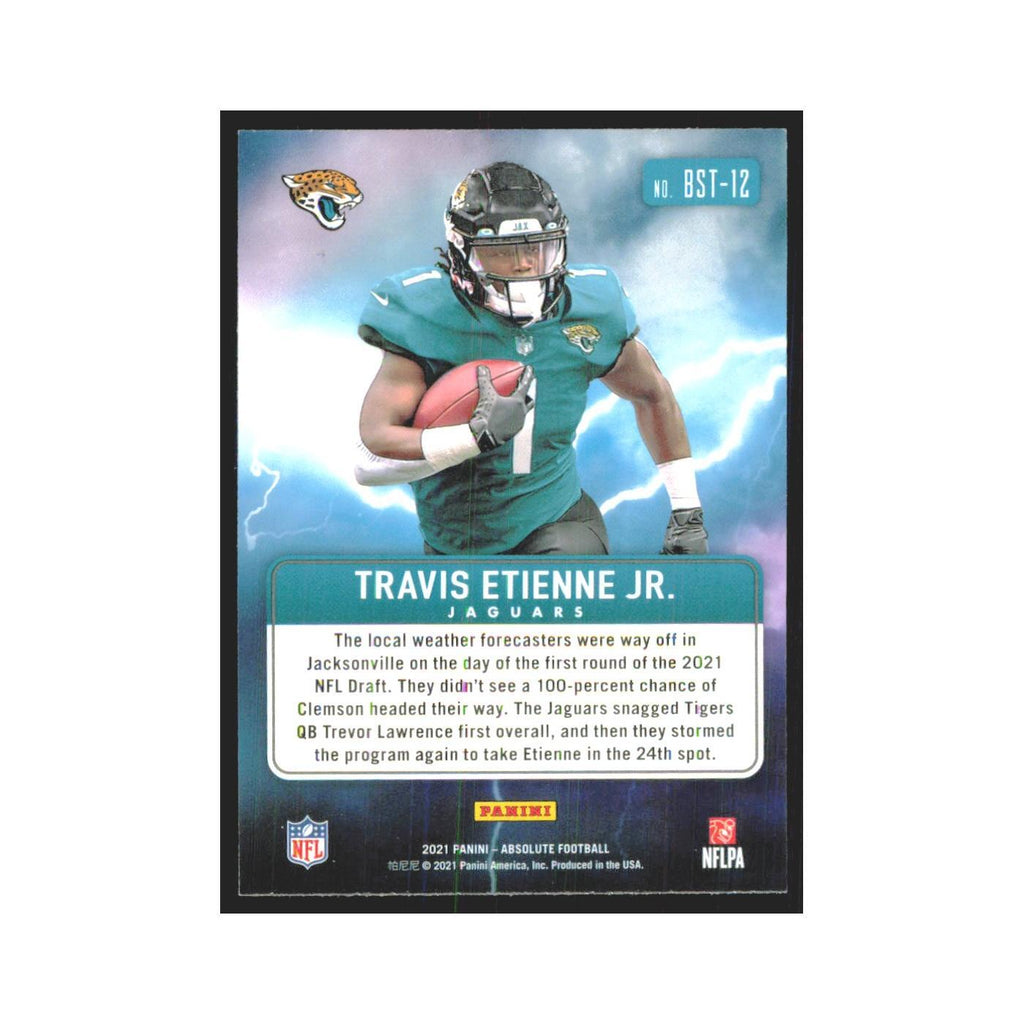 2021 Panini Absolute Travis Etienne Jr. RC Jaguars #BST-12
