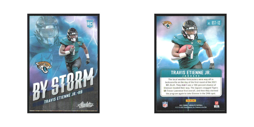2021 Panini Absolute Travis Etienne Jr. RC Jaguars #BST-12