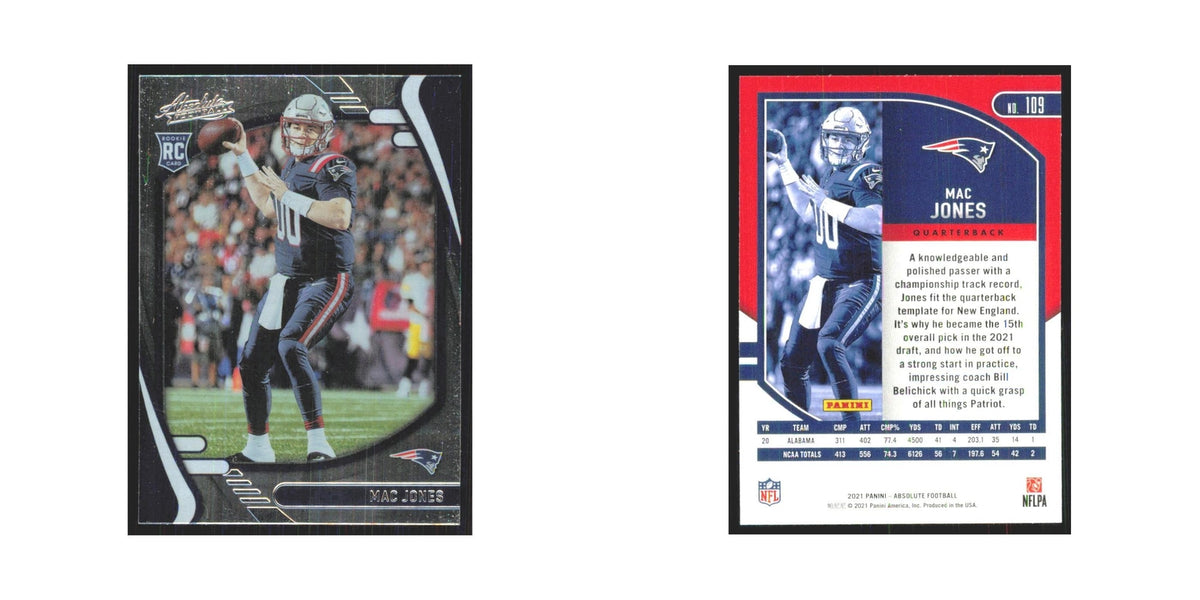 2021 Panini Absolute Mac Jones RC Patriots #109