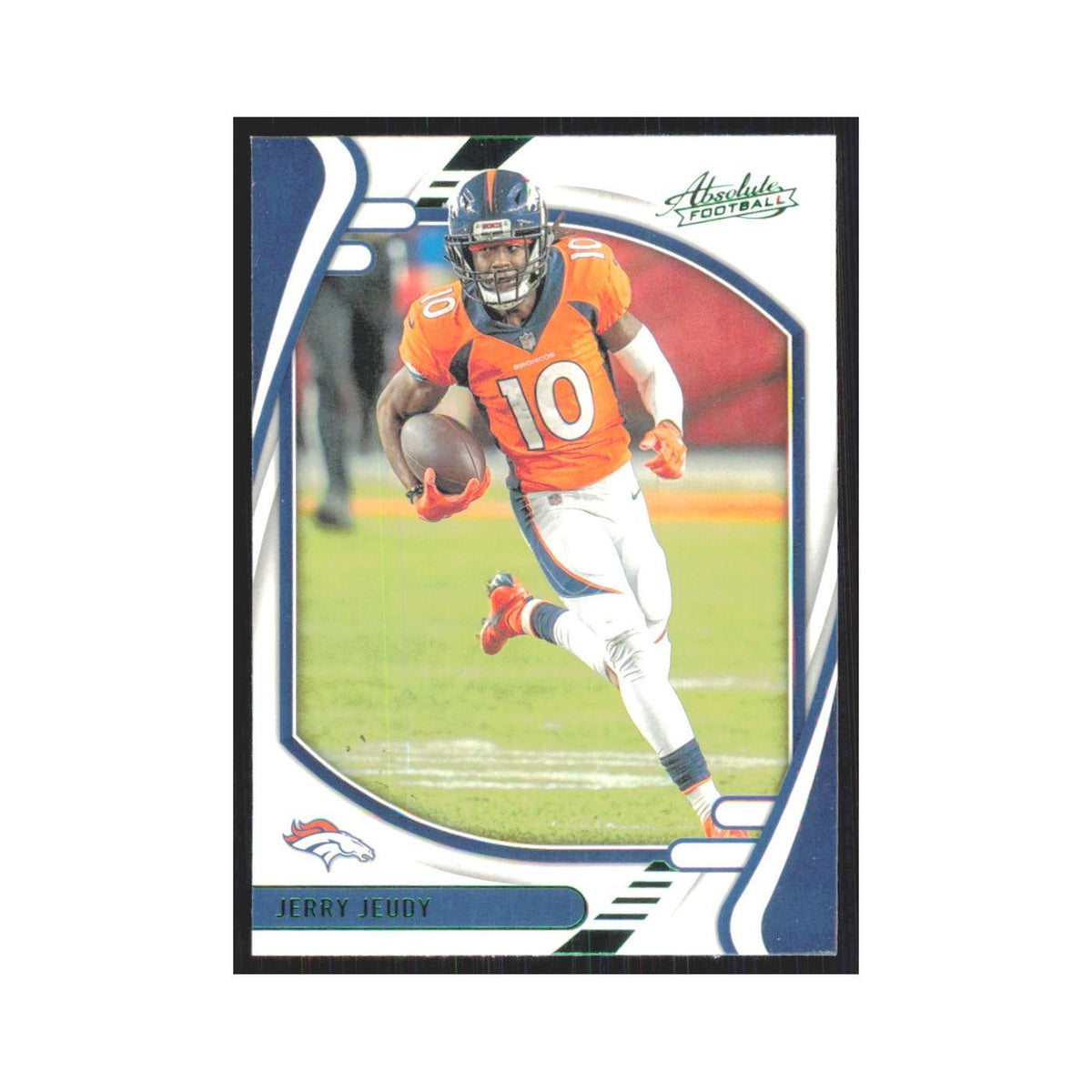 2021 Panini Absolute Green Variation Jerry Jeudy Broncos #53