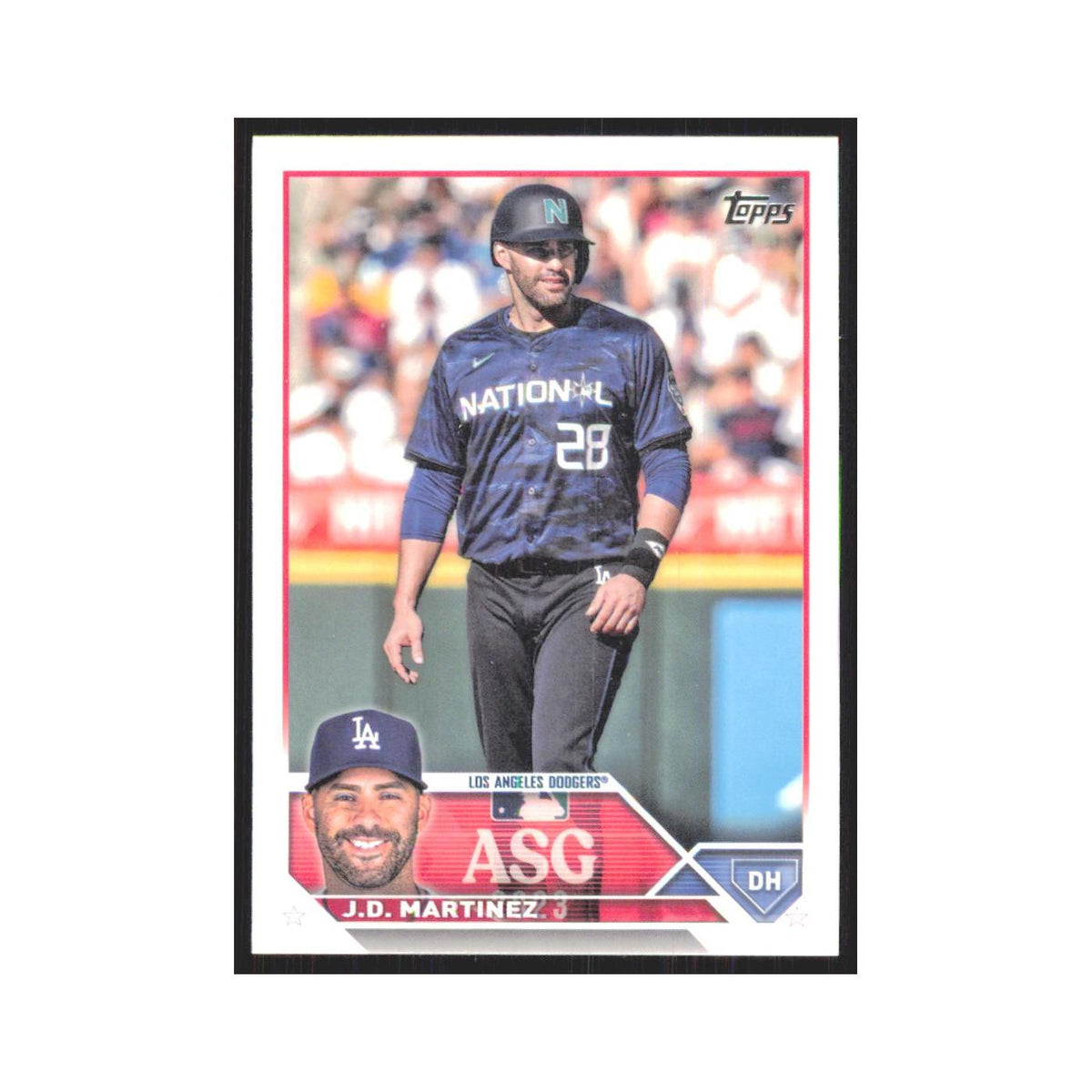 J.D. Martinez 2023 Topps Update 2023 All-Star Game #ASG-33 Dodgers NM