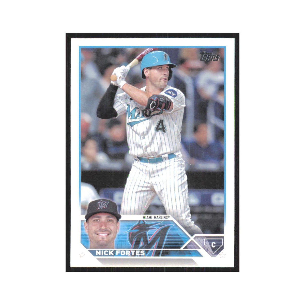 Nick Fortes 2023 Topps Update #US73 Miami Marlins Baseball Card NM