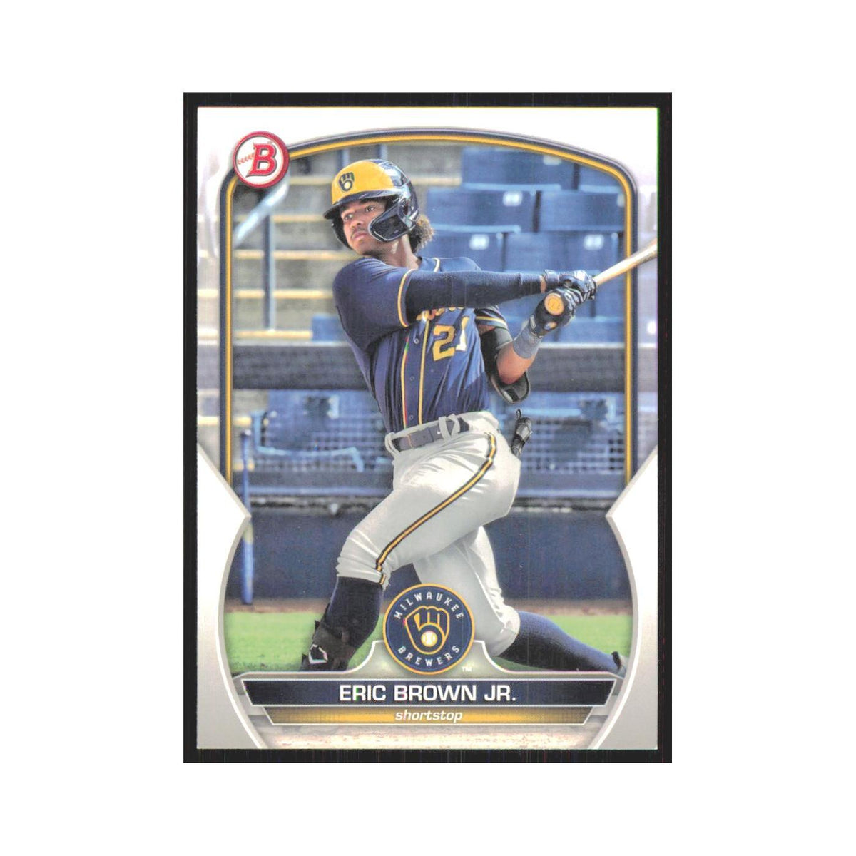 Eric Brown Jr. 2023 Bowman Prospects #BP-41 Milwaukee Brewers Baseball Card NM