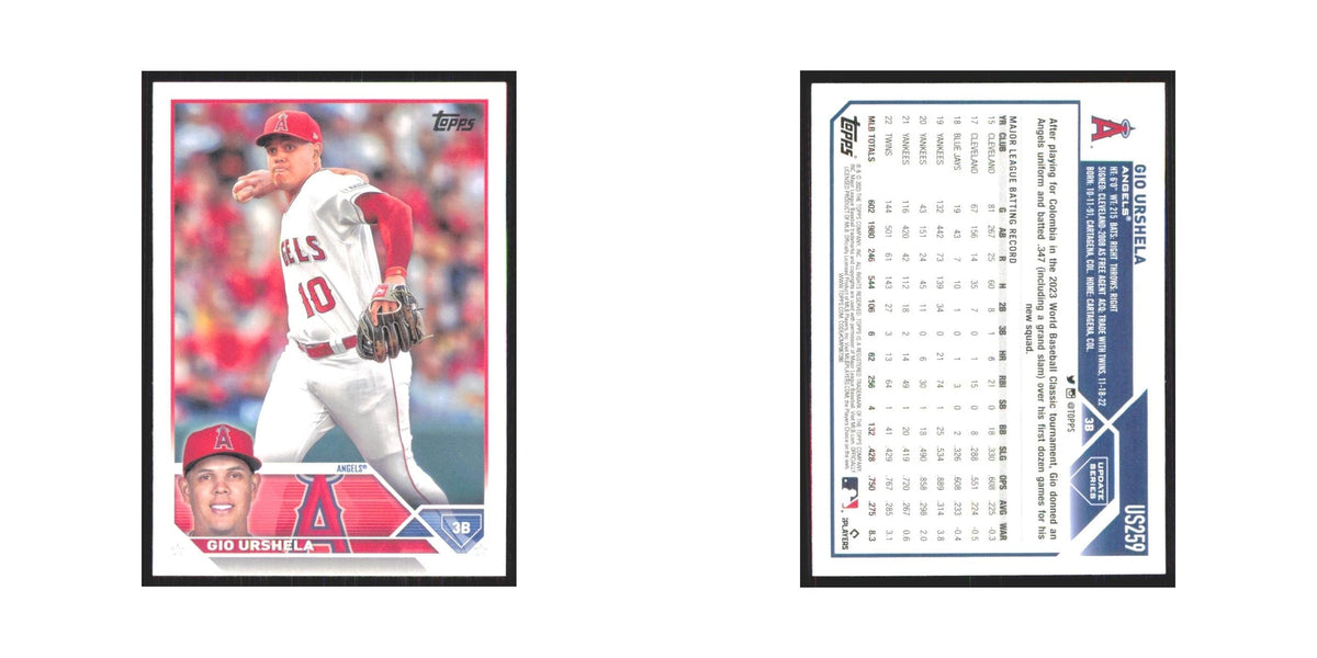Gio Urshela 2023 Topps Update #US259 Los Angeles Angels Baseball Card NM