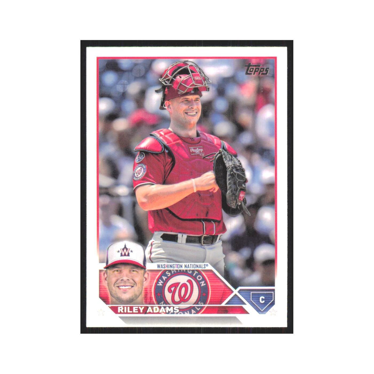 Riley Adams 2023 Topps Update #US136 Washington Nationals Baseball Card NM