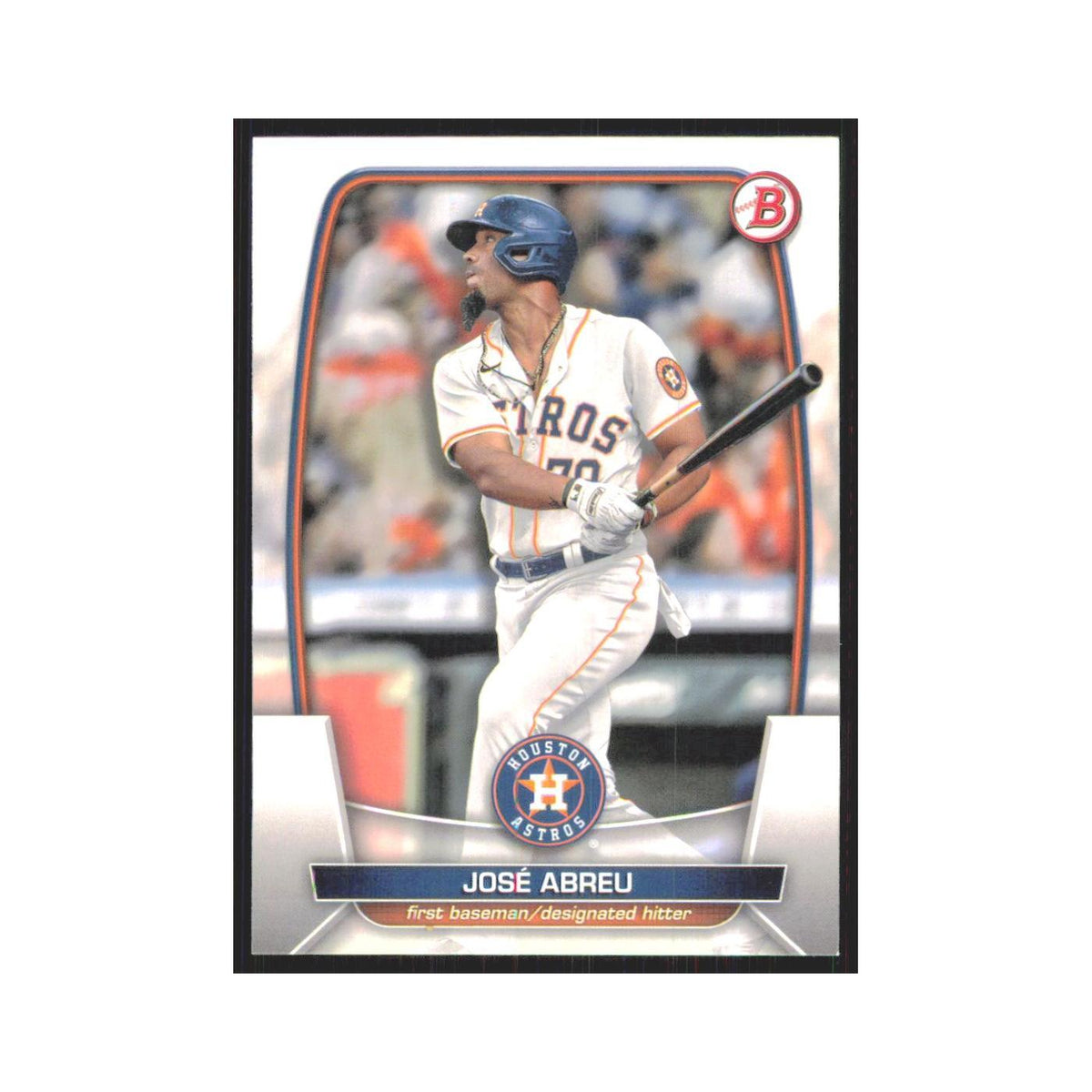 Jose Abreu 2023 Bowman #67 Houston Astros Baseball Card NM