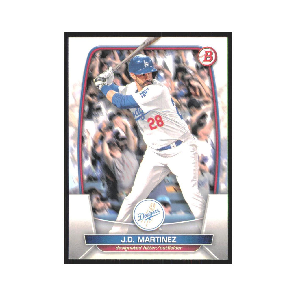 J.D. Martinez 2023 Bowman #21 Los Angeles Dodgers Baseball Card NM