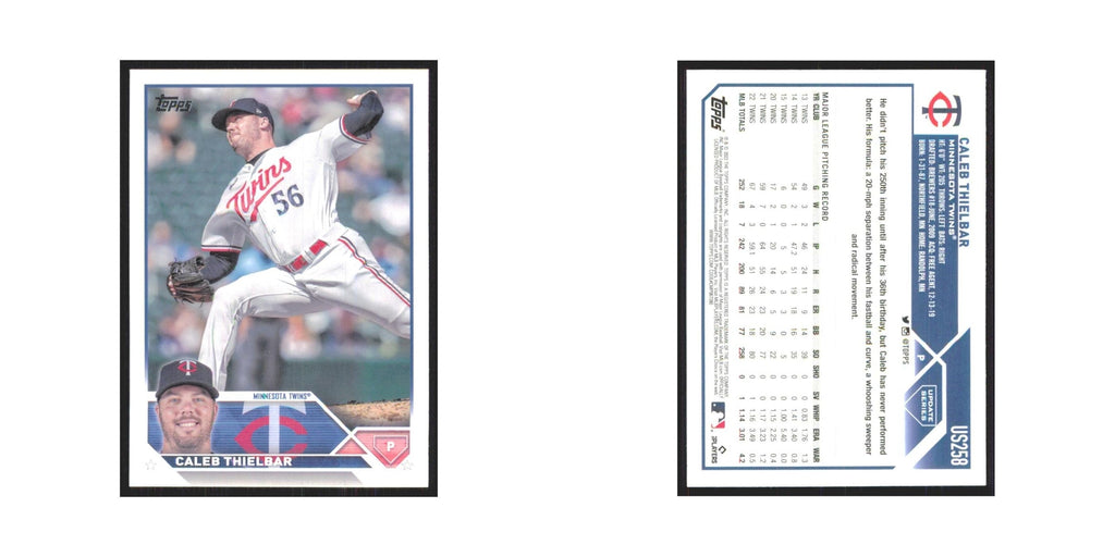 Caleb Thielbar 2023 Topps Update #US258 Minnesota Twins Baseball Card NM
