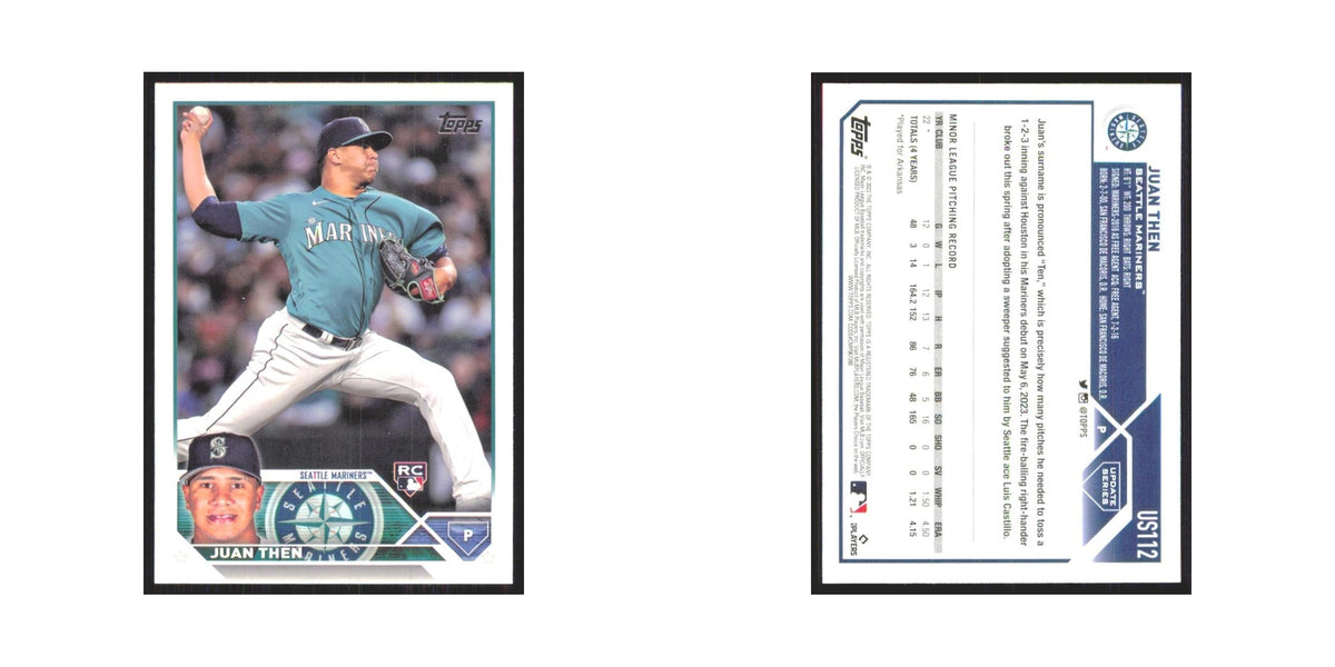Juan Then Rookie 2023 Topps Update #US112 Seattle Mariners Baseball Card NM