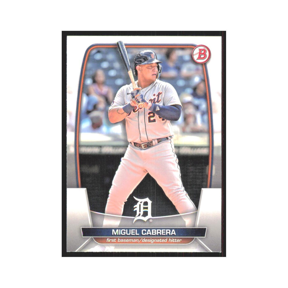 Miguel Cabrera 2023 Bowman #27 Detroit Tigers Baseball Card NM
