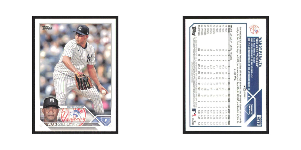 Wandy Peralta 2023 Topps Update #US270 New York Yankees Baseball Card NM