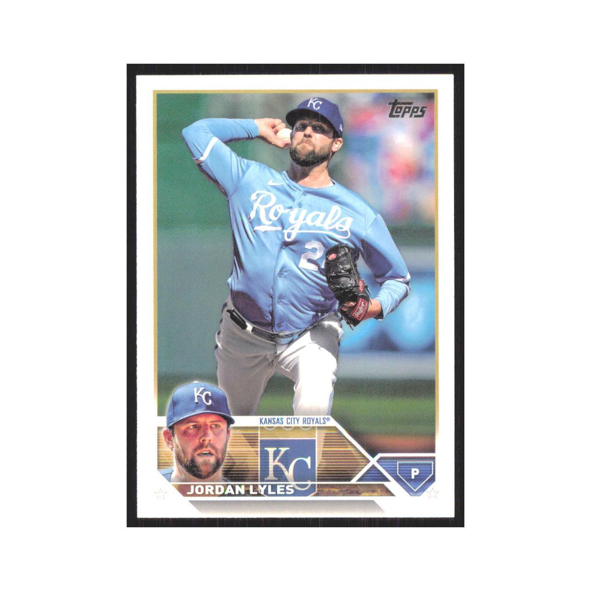 Jordan Lyles 2023 Topps Update #US190 Kansas City Royals Baseball Card NM