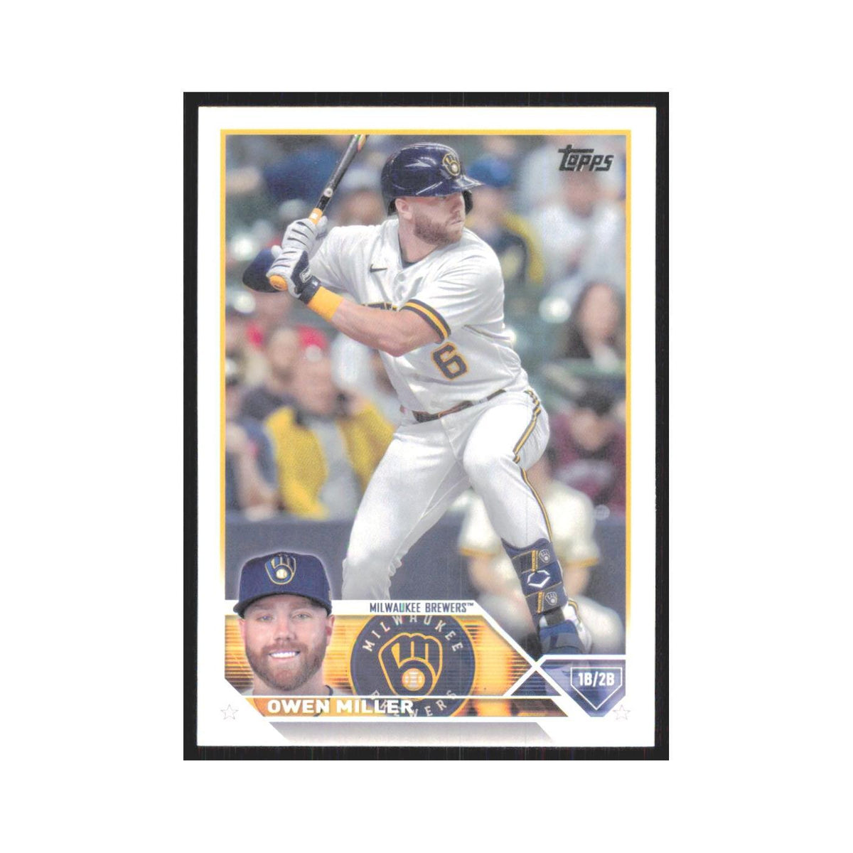 Owen Miller 2023 Topps Update #US14 Milwaukee Brewers Baseball Card NM