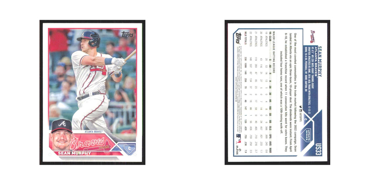 Sean Murphy 2023 Topps Update #US33 Atlanta Braves Baseball Card NM