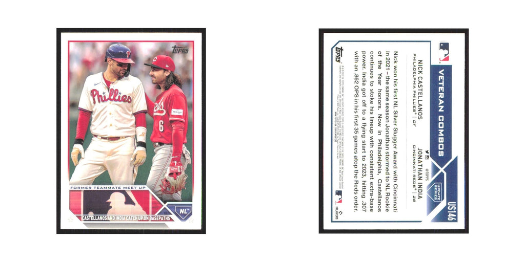 Former Teammate Meet Up (Nick Castellanos Jonathan India) 2023 #US146 NM