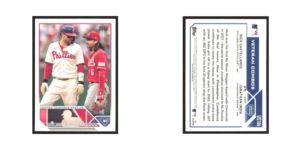 Former Teammate Meet Up (Nick Castellanos Jonathan India) 2023 #US146 NM