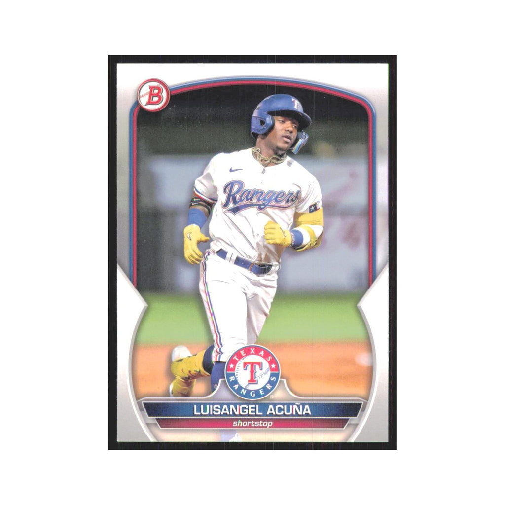 Luisangel Acuna 2023 Bowman Prospects #BP-104 Texas Rangers Baseball Card NM