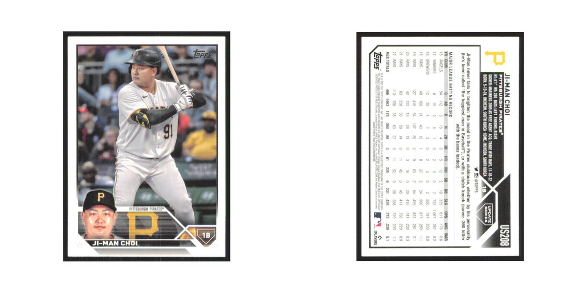 Ji-Man Choi 2023 Topps Update #US208 Pittsburgh Pirates Baseball Card NM