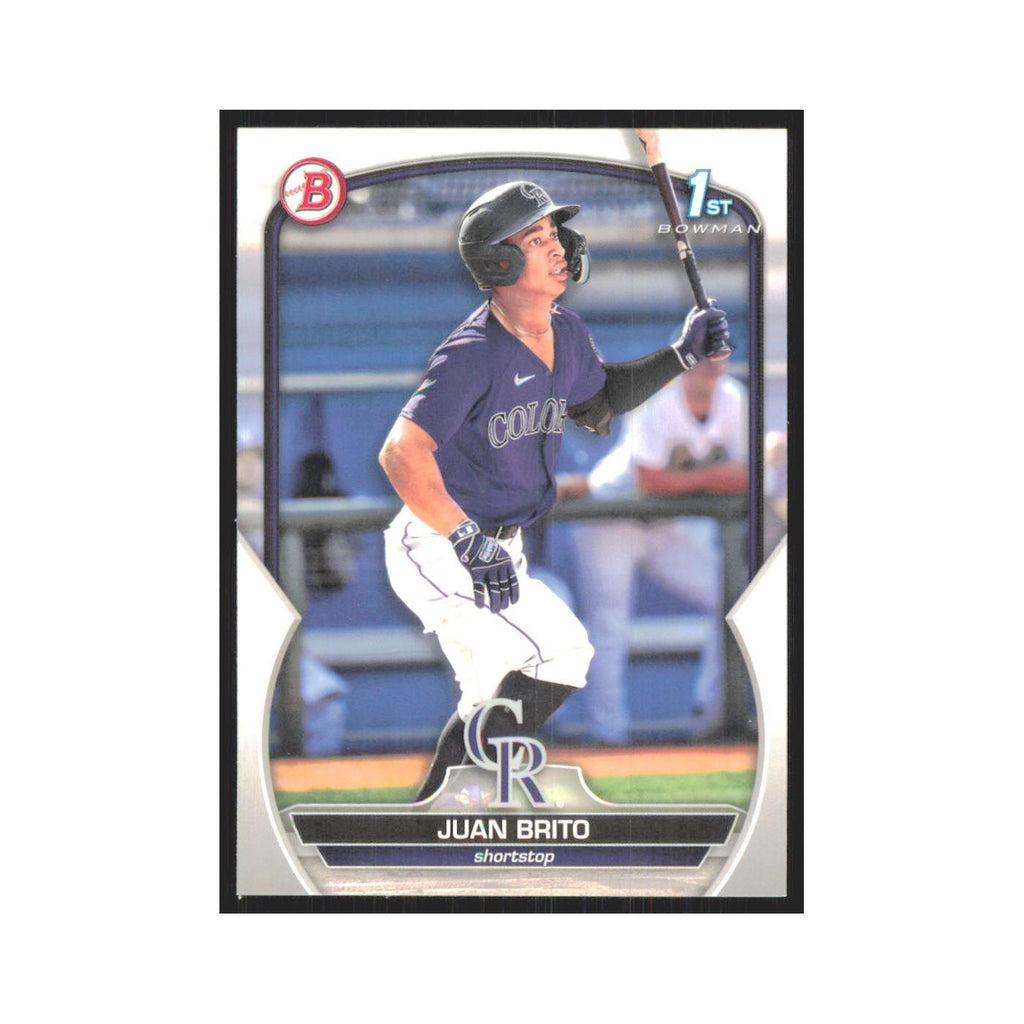 Juan Brito 2023 Bowman Prospects #BP-77 Colorado Rockies Baseball Card NM