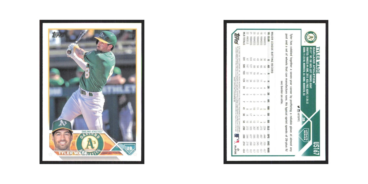 Tyler Wade 2023 Topps Update #US167 Oakland Athletics Baseball Card NM