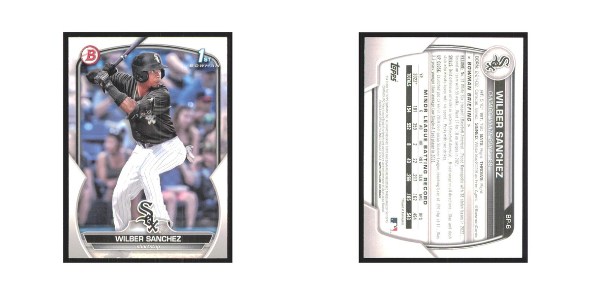 Wilber Sanchez 2023 Bowman Prospects #BP-6 Chicago White Sox Baseball Card NM