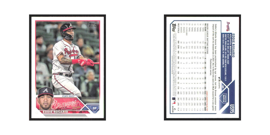 Eddie Rosario 2023 Topps Update #US95 Atlanta Braves Baseball Card NM