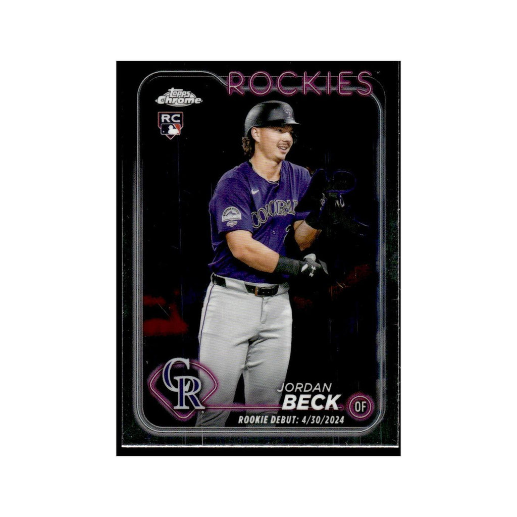 Jordan Beck Rookie 2024 Topps Chrome Update #USC133 Colorado Rockies NM