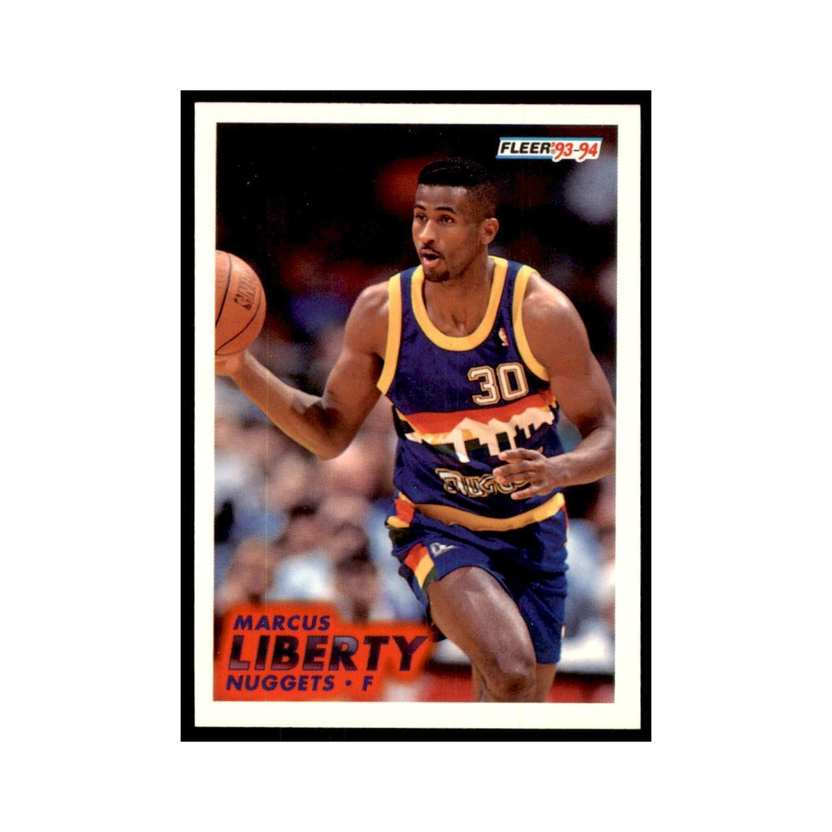 1993 Fleer Marcus Liberty Basketball Cards #52