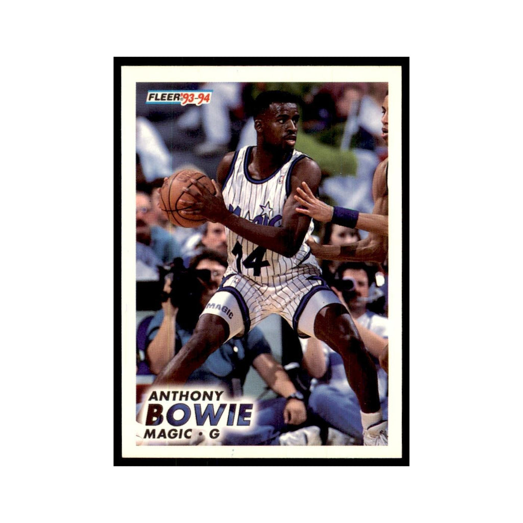 1993 Fleer Anthony Bowie Basketball Cards #148