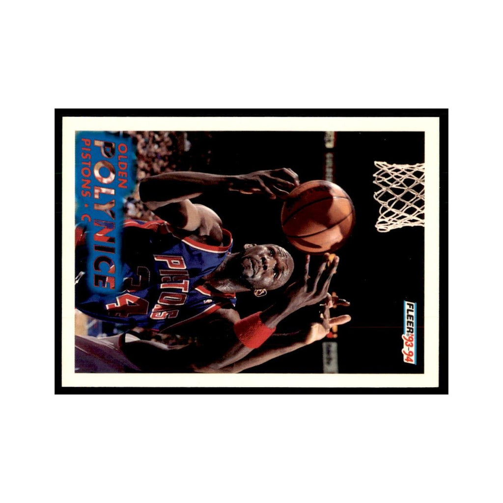 1993 Fleer Olden Polynice Basketball Cards #62