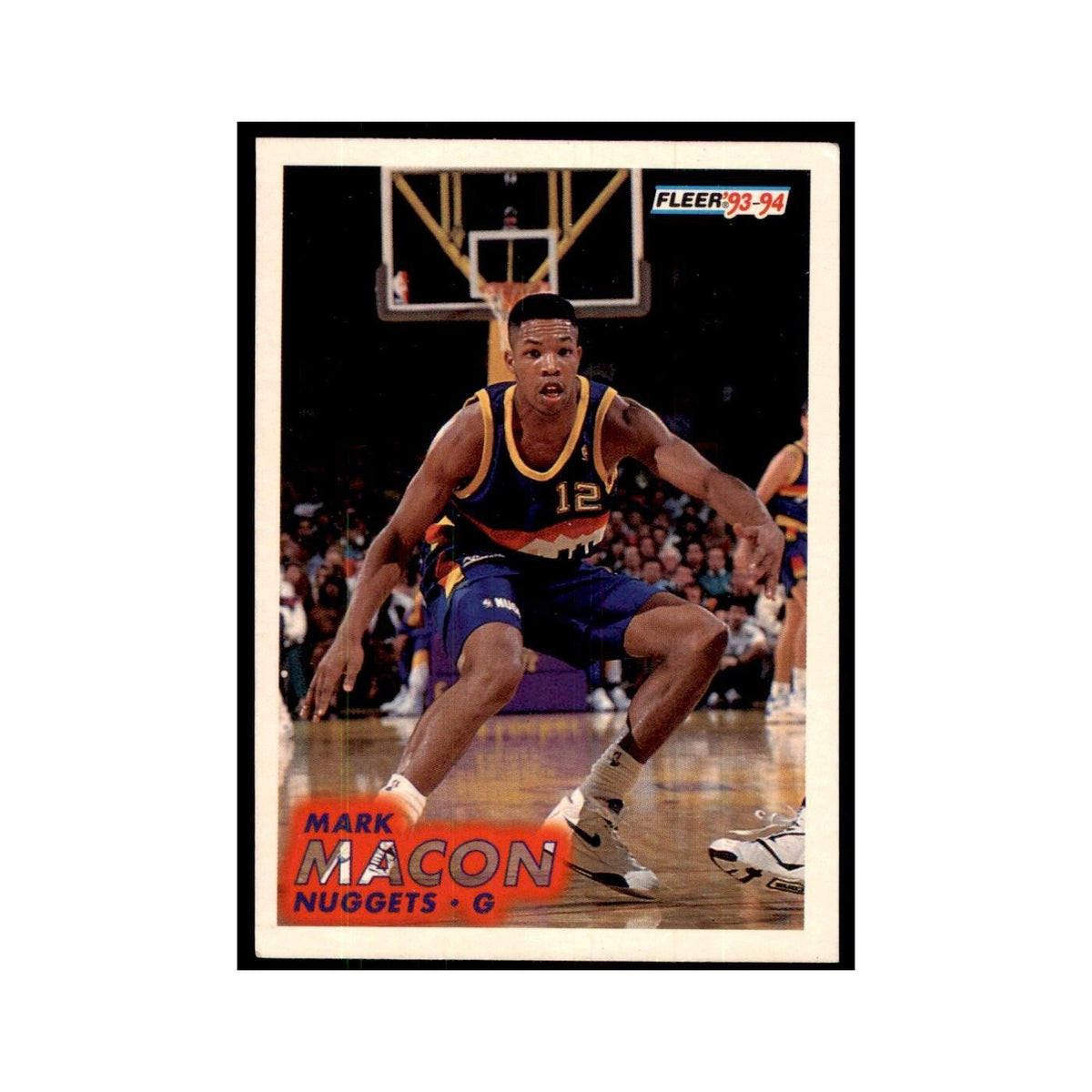 1993 Fleer Mark Macon Basketball Cards #53
