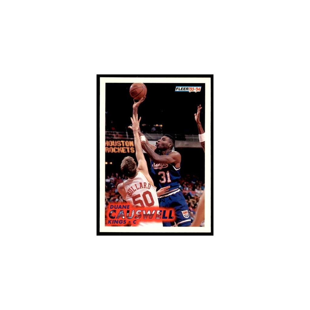 1993 Fleer Duane Causwell Basketball Cards #182