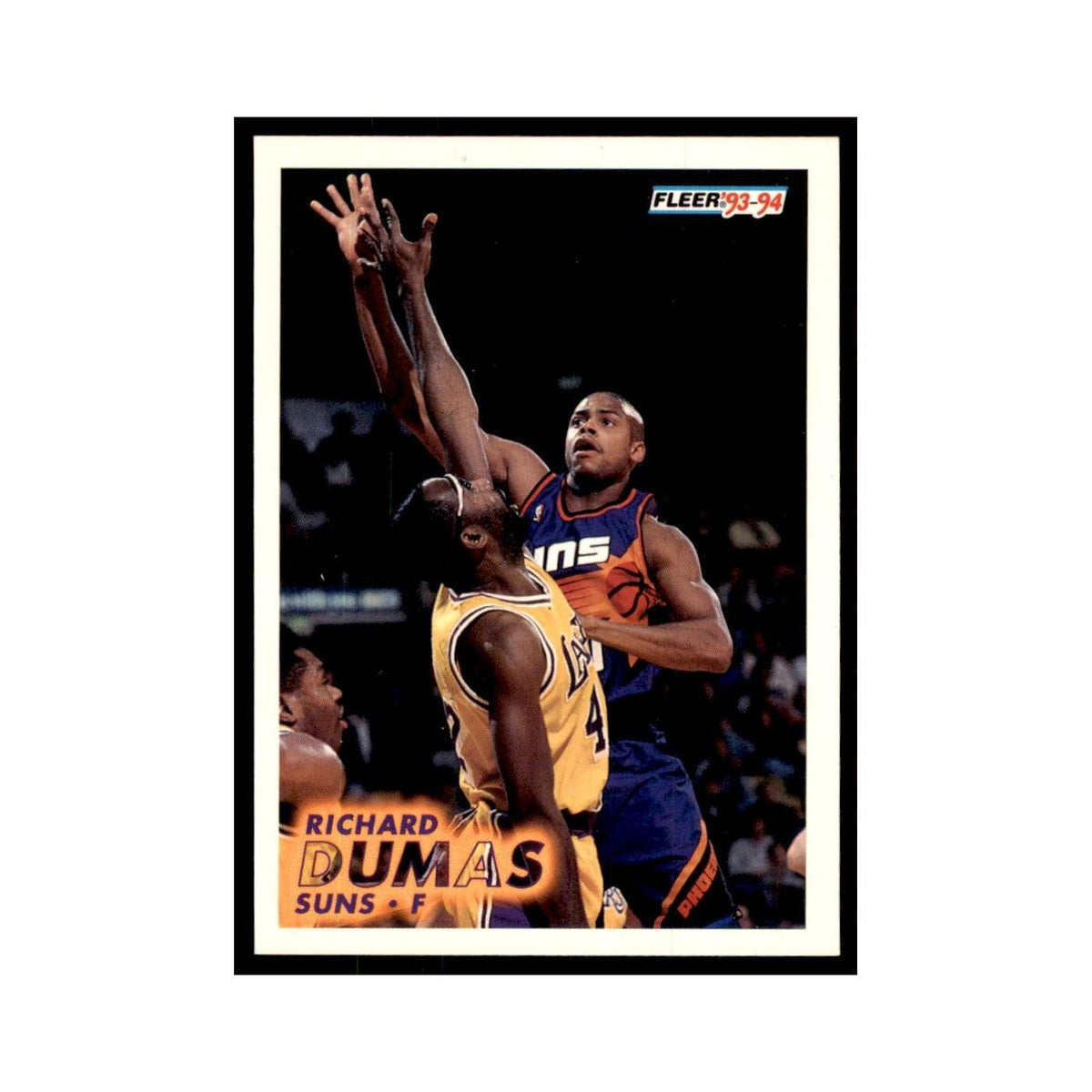 1993 Fleer Richard Dumas Basketball Cards #166